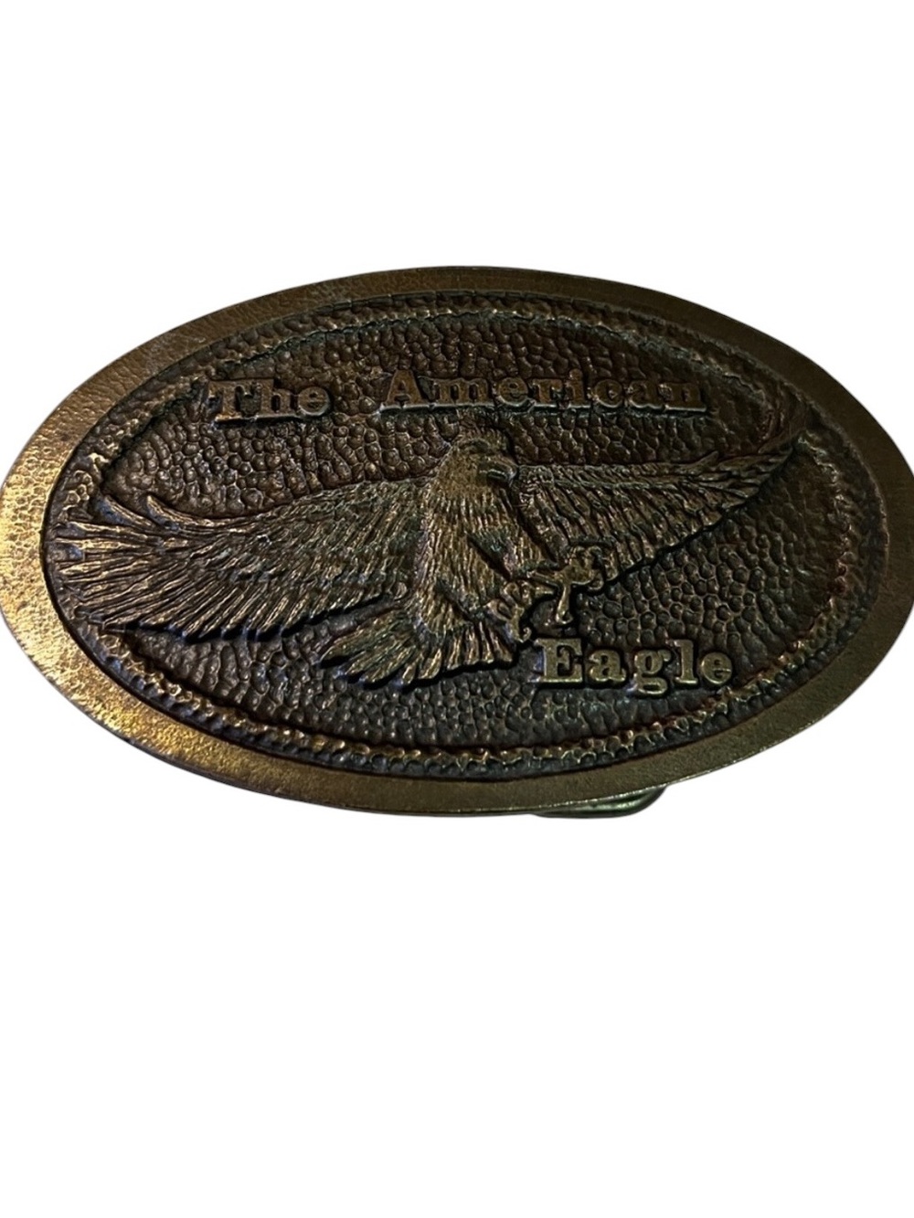 The American Eagle Brass Oval Belt Buckle - Bronze Tone
DIX Leather Co.
Denver